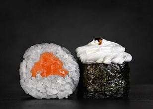 Хосомаки с лососем